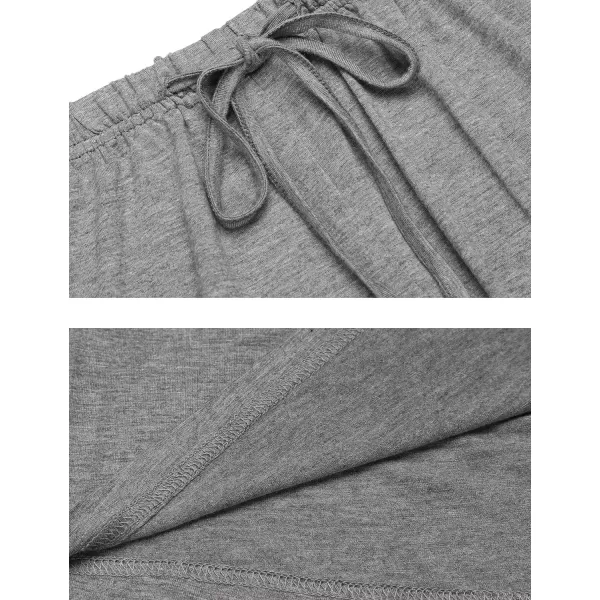 Avidlove Womens Shorts Pajama Set Short Sleeve Sleepwear Nightwear Pjs SXXLGrey