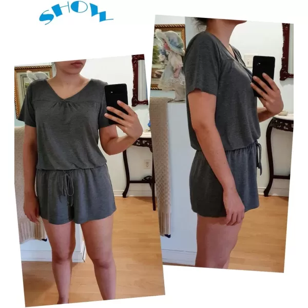 Avidlove Womens Shorts Pajama Set Short Sleeve Sleepwear Nightwear Pjs SXXLGrey