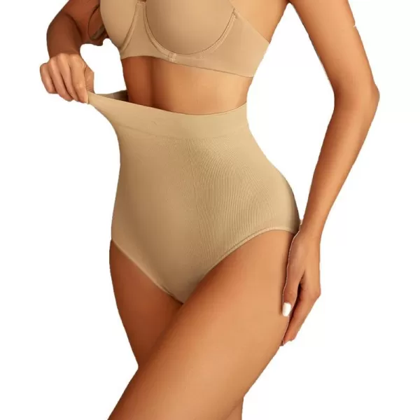 Avidlove Tummy Control Shapewear Thong for Women High Waist Compression Panties Shaping Body Shaper UnderwearKhaki