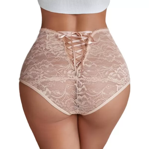 Avidlove Womens Underwear Invisible Seamless Hipster Lace Underwear Full Coverage PantiesSkin