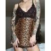 imageAvidlove Women Nightgown Sexy Sleepwear Lace Chemise Vneck Modal Babydoll Lounge DressLepoard