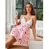 imageAvidlove Women Nightgown Sexy Sleepwear Lace Chemise Vneck Modal Babydoll Lounge DressLove