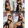 imageAvidlove Womens Sexy Lace Bra Sheer Balconette Underwire Unlined Everyday Bras LingerieBlackwhite