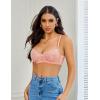 imageAvidlove Womens Sexy Lace Bra Sheer Balconette Underwire Unlined Everyday Bras LingerieLight Pink