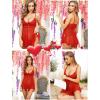 imageAvidlove Women Lingerie Lace Babydoll Mesh Nightgown Chemise Boudoir Nighty SleepwearRed