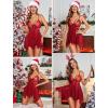 imageAvidlove Lingerie for Women Lace Babydoll Sleepwear Boudoir Outfits Plus Size Langeray XS5XLAdark Red