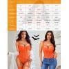 imageAvidlove Lingerie for Women Lace Corset and Panty Outfits Garter Lingerie Sets SXXLOrange