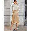 imageAvidlove Womens Satin Half Slip 36quot Lace Long Underskirt SXXLChampagne