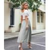 imageAvidlove Womens Satin Half Slip 36quot Lace Long Underskirt SXXLLight Gray