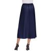 imageAvidlove Womens Satin Half Slip 36quot Lace Long Underskirt SXXLNavy
