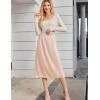 imageAvidlove Womens Satin Half Slip 36quot Lace Long Underskirt SXXLPink