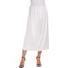 imageAvidlove Womens Satin Half Slip 36quot Lace Long Underskirt SXXLWhite