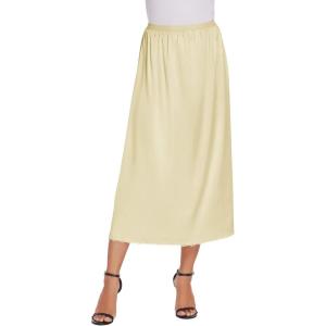 imageAvidlove Womens Satin Half Slip 36quot Lace Long Underskirt SXXLBeige