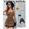 imageAvidlove Lingerie for Women Sexy Chemise Nightgown Slip Sleepwear Lace Babydoll Soft NightdressLeopard