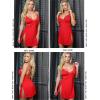 imageAvidlove Women Lingerie Lace Chemise Sexy Nightgown Modal Babydoll Side Slit SleepwearBred
