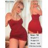 imageAvidlove Womens Nightgown Sexy Lace Sleepwear V Neck Full Slip Chemise Lingerie Cotton Night Gowns Babydoll Sleepshirt1 Dark Red