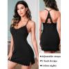 imageAvidlove Womens Nightgown Sexy Lace Sleepwear V Neck Full Slip Chemise Lingerie Cotton Night Gowns Babydoll SleepshirtBlack