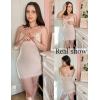 imageAvidlove Womens Nightgown Sexy Lace Sleepwear V Neck Full Slip Chemise Lingerie Cotton Night Gowns Babydoll SleepshirtCbeige
