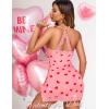 imageAvidlove Womens Nightgown Sexy Lace Sleepwear V Neck Full Slip Chemise Lingerie Cotton Night Gowns Babydoll SleepshirtPattern 14