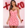 imageAvidlove Womens Nightgown Sexy Lace Sleepwear V Neck Full Slip Chemise Lingerie Cotton Night Gowns Babydoll SleepshirtPattern 14