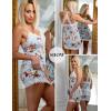 imageAvidlove Womens Nightgown Sexy Lace Sleepwear V Neck Full Slip Chemise Lingerie Cotton Night Gowns Babydoll SleepshirtPattern 6