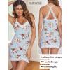 imageAvidlove Womens Nightgown Sexy Lace Sleepwear V Neck Full Slip Chemise Lingerie Cotton Night Gowns Babydoll SleepshirtPattern 6