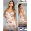 imageAvidlove Womens Nightgown Sexy Lace Sleepwear V Neck Full Slip Chemise Lingerie Cotton Night Gowns Babydoll SleepshirtPattern 8