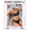 imageAvidlvoe Lingerie for Women Lace Bra and Panty Sets 2 Pieces Sexy Underwear Underwire Lingerie SetBlack