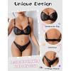 imageAvidlvoe Lingerie for Women Lace Bra and Panty Sets 2 Pieces Sexy Underwear Underwire Lingerie SetBlack