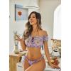 imageAvidlove Bra and Panty Set Ruffle Lingerie Set Mesh Babydoll ChemiseButterfly Daisy