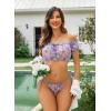 imageAvidlove Bra and Panty Set Ruffle Lingerie Set Mesh Babydoll ChemiseButterfly Daisy