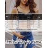 imageAvidlove Lace Bralette for Women V Neck Cami Tank Y2k Camisoles Adjustable Spaghetti Strap Crop TopBlack