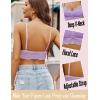 imageAvidlove Lace Bralette for Women V Neck Cami Tank Y2k Camisoles Adjustable Spaghetti Strap Crop TopLight Purple