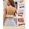 imageAvidlove Lace Bralette for Women V Neck Cami Tank Y2k Camisoles Adjustable Spaghetti Strap Crop TopWhite