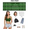 imageAvidlove Lace Bralettes for Women Padded Bralette Camisole Racerback Crop Top Floral Lace Bralettes V NeckArmy Green