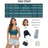 imageAvidlove Lace Bralettes for Women Padded Bralette Camisole Racerback Crop Top Floral Lace Bralettes V NeckBluish Green