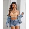 imageAvidlove Lace Bralettes for Women Padded Bralette Camisole Racerback Crop Top Floral Lace Bralettes V NeckSkin Tone