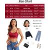 imageAvidlove Lace Bralettes for Women Padded Bralette Camisole Racerback Crop Top Floral Lace Bralettes V NeckWine Red