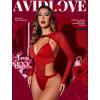 imageAvidlove Rave Outfits for Women Festival Sexy Lingerie Bodysuit Buckle Shrug Crop Top SetBred