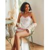 imageAvidlove Women Cami Pajama Set Modal Sleepwear Lace Trim Short PJ Set with ShortsSmall Crushed Flowers