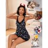 imageAvidlove Women Sexy Sleepwear Lace Chemise Nightgown Full Slip Babydoll SleepwearHalloween Print