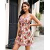 imageAvidlove Women Sexy Sleepwear Lace Chemise Nightgown Full Slip Babydoll SleepwearPink Floral