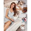 imageAvidlove Women Sexy Sleepwear Lace Chemise Nightgown Full Slip Babydoll SleepwearStar Print
