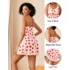 imageAvidlove Women Sexy Sleepwear Lace Chemise Nightgown Full Slip Babydoll SleepwearStrawberry Print