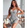 imageAvidlove Womens Lingerie Nightgowns for Women Soft Sexy Ruched Babydoll LingerieLight Gray