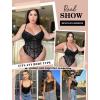 imageAvidlove Bodysuit for Women Sexy Lace Top One Piece Lingerie V Neck Mesh Tops Going Out Cami Naughty Push Up Body Suit SXXLAblack