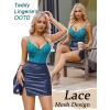 imageAvidlove Bodysuit for Women Sexy Lace Top One Piece Lingerie V Neck Mesh Tops Going Out Cami Naughty Push Up Body Suit SXXLBlue Green