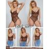imageAvidlove Bodysuit for Women Sexy Lace Top One Piece Lingerie V Neck Mesh Tops Going Out Cami Naughty Push Up Body Suit SXXLBrown