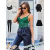 imageAvidlove Bodysuit for Women Sexy Lace Top One Piece Lingerie V Neck Mesh Tops Going Out Cami Naughty Push Up Body Suit SXXLDark Green