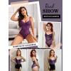 imageAvidlove Bodysuit for Women Sexy Lace Top One Piece Lingerie V Neck Mesh Tops Going Out Cami Naughty Push Up Body Suit SXXLPurple